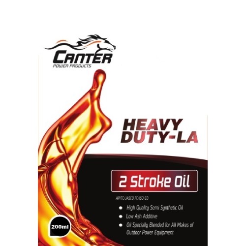Canter 2 Stroke Oil 200ml Label